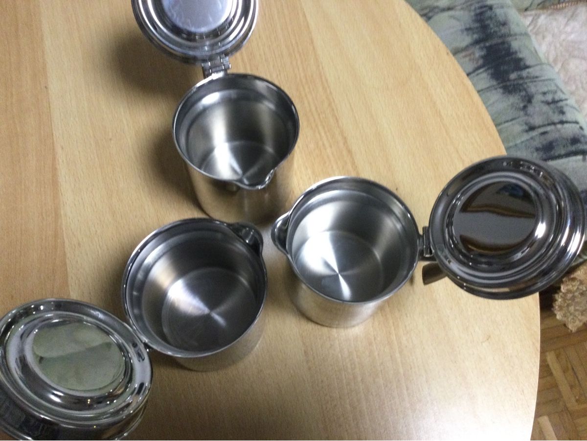 Teiere: 3x Tee Kanne oder Kaffee Kanne Silber fur 3 Tee Machen – Usato da Basel venduto da vat_lp8z 3