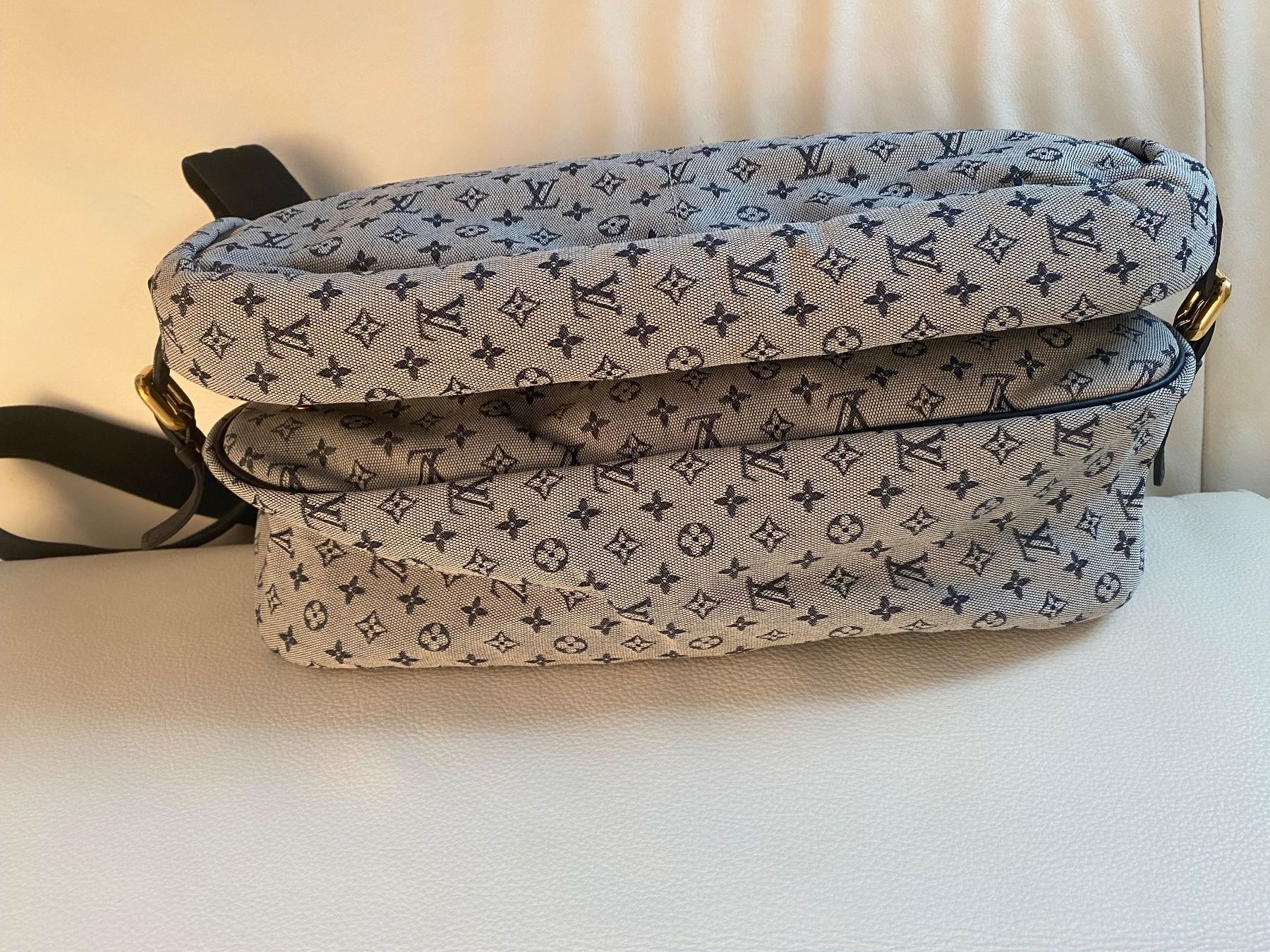 Louis Vuitton Borse: LOUIS VUITTON - Maman Diaper Bag Navy Mini Lin – Nuovo (secondo la descrizione) da Winkel venduto da ferrari2022 3