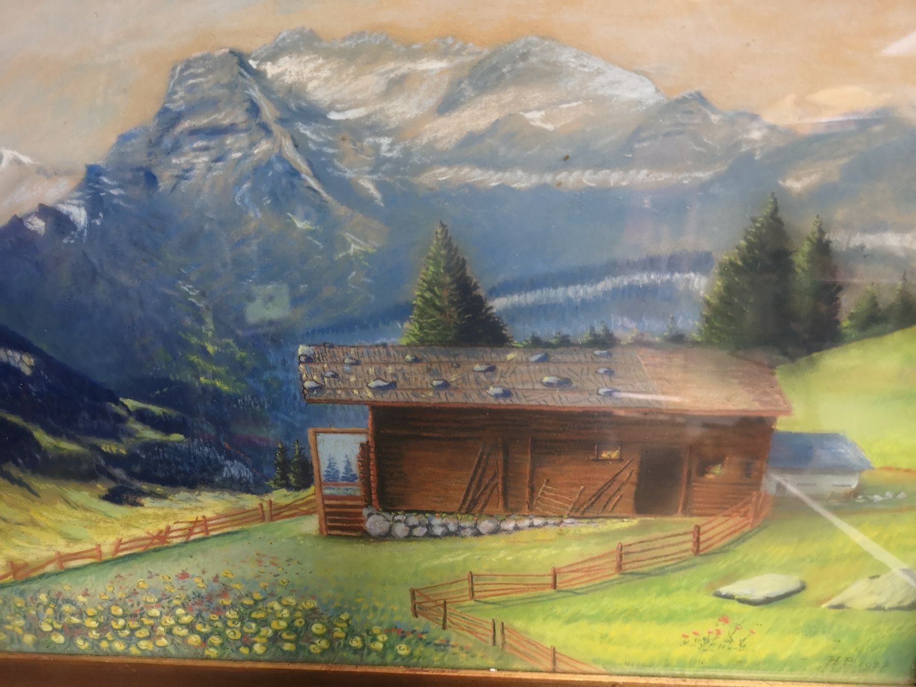 Dipinti: TABLEAU SIGNE H. P. ET DATÉ 1927 – Usato da Genève venduto da Qanil77 1