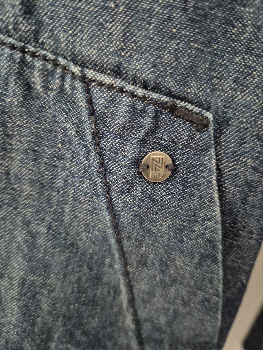 Nile Camicette: Nile Jeans bluse  – Usato da Oberdiessbach venduto da Finland1977 5