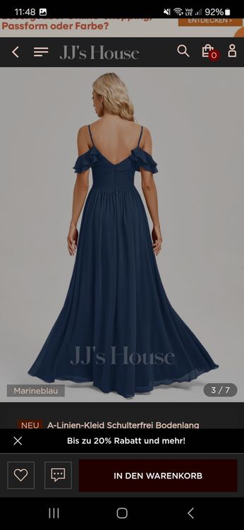 Ballkleid Blau JJ's House 6