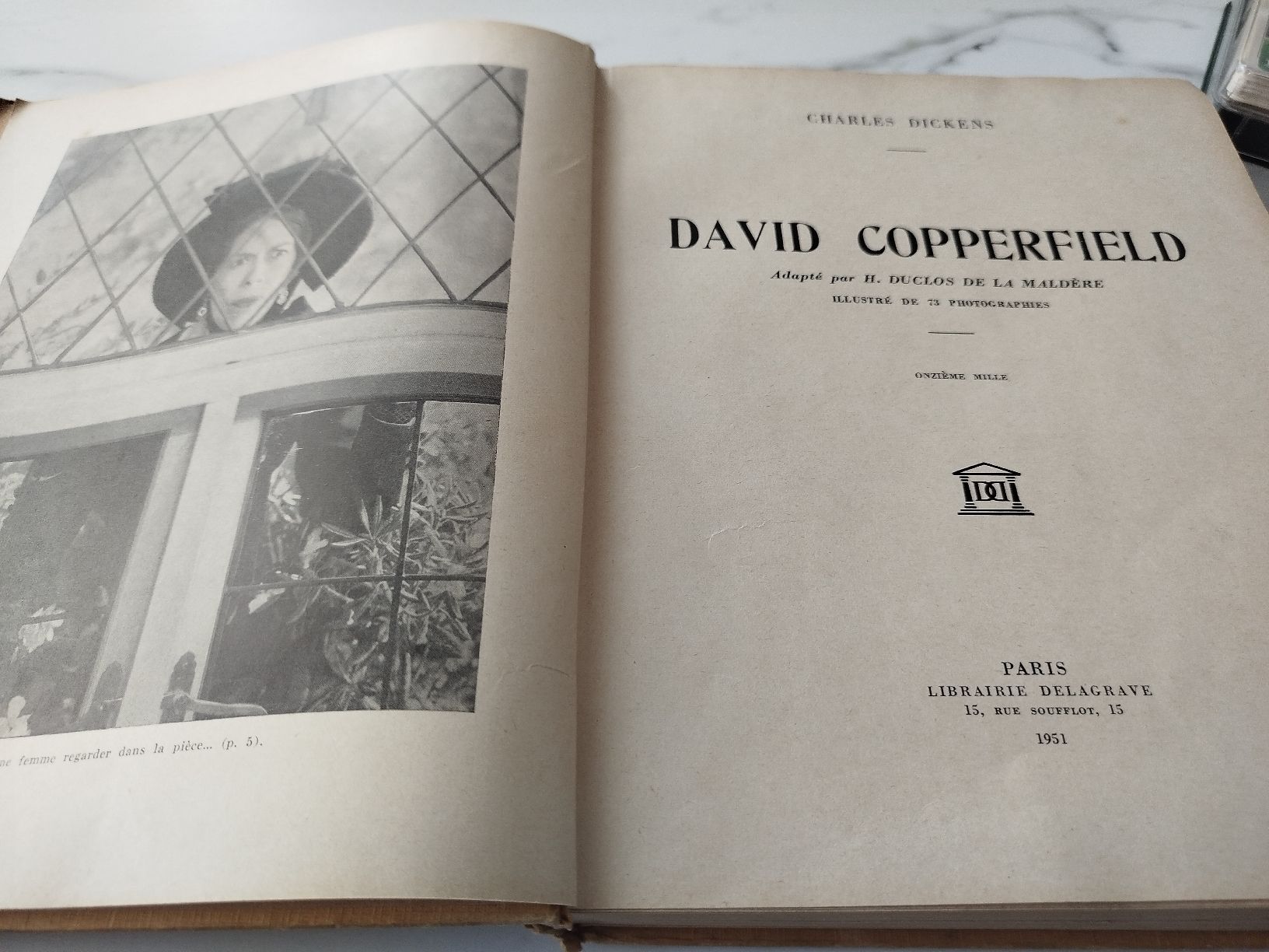 Libri: David Copperfield de Charles Dickens - Édition ancienne,1951 – Usato da Genève venduto da Octo-puces 2