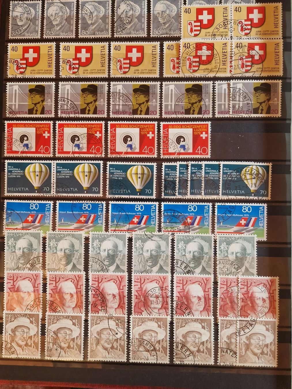 Tutti i francobolli: Doubletten samlung von Schweizer briemarken 1960-2010. – Usato da St-Saphorin-Lavaux venduto da Digit2 4