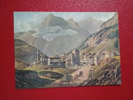 AK PTT Serie Simplonpost Simplon Dorf Wallis