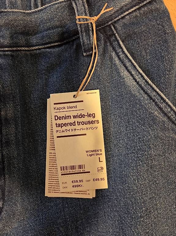 Jeans: Wide-Leg Jeans Muji Gr. L – Usato da Lenzburg venduto da schimmerli 1