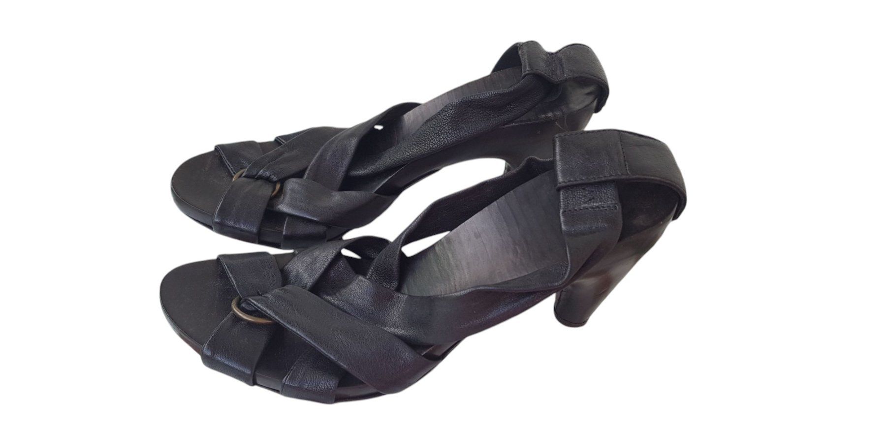 Damenschuhe: Sandalen Leder Vintage Gr. 38.5 – Gebraucht aus Mörschwil von wunderkiste44 2