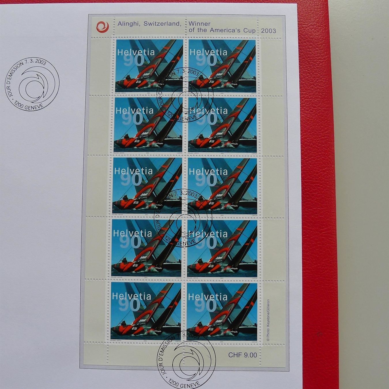 Alle Briefmarken: 2003, ALINGI-BLOCK Kleinbogen auf FDC, Kat: 60.-+ – Gebraucht aus Sursee von Luzernerraute 1
