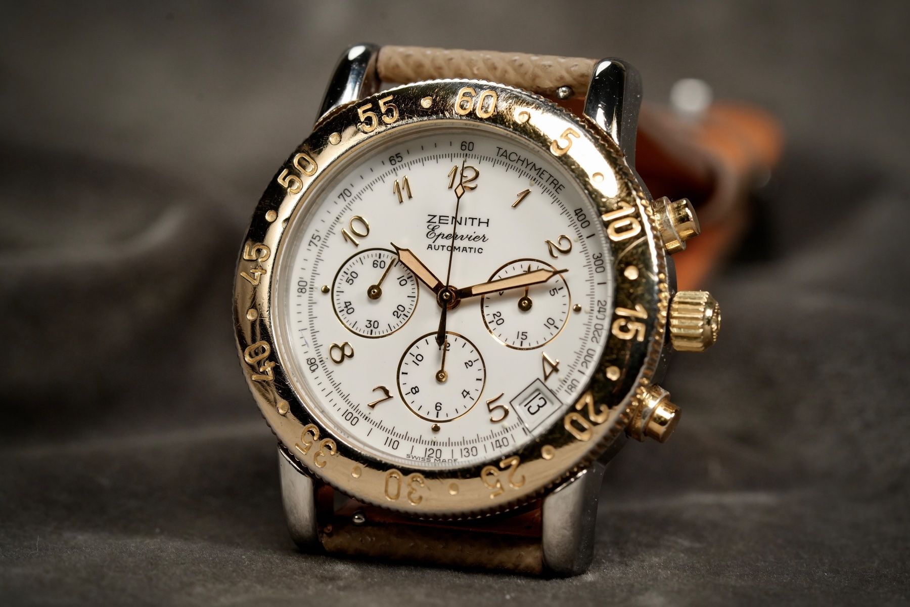 Zenith Montres: Zenith - El Primero Epervier Ref 19.0130.400 Original 1988 – D'occasion à Morcote par chronoservice 3