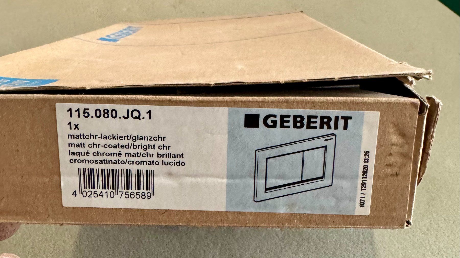 Geberit WC: Geberit drückerplatte Omega30 – Neu und originalverpackt aus Basel von peterfalk