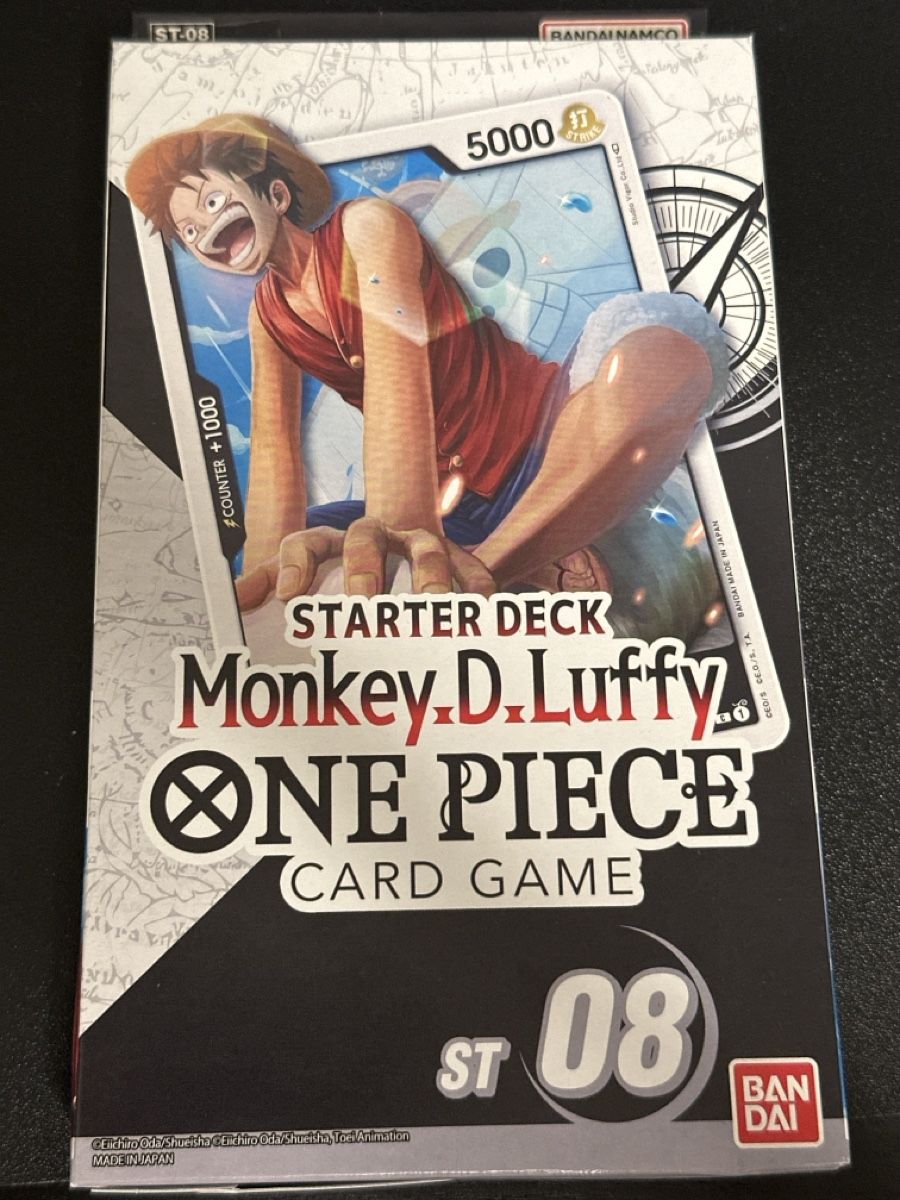 Bandai Carte collezionabili: One Piece TCG Starter Deck Monkey.D.Luffy ST08 (EN) – Nuovo e nell'imballaggio originale da Embrach venduto da Dj_MiLo