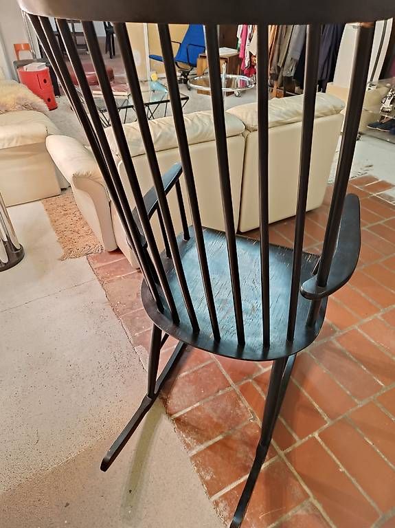 Sessel: Vintage Schaukelstuhl MCM Design – Gebraucht aus Winterthur von style-and-design.zrh 2