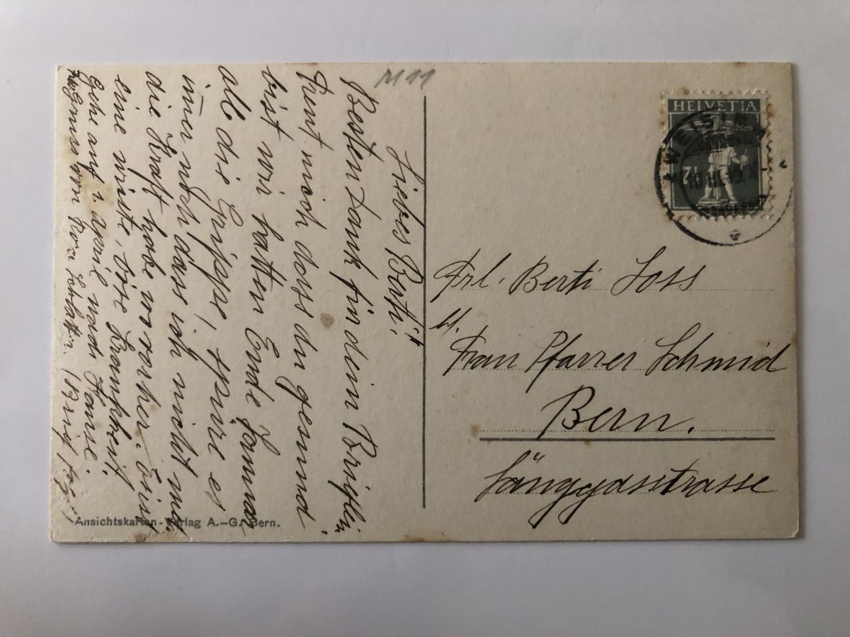 Cartoline postali: Ansichtskarte Zweisimmen – Usato da Näfels venduto da fritzjk 1