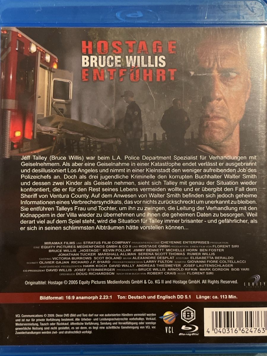 Tutti i DVDs: Hostage - Entführt   (2005) – Nuovo (secondo la descrizione) da Waldenburg venduto da Gonzo8 1