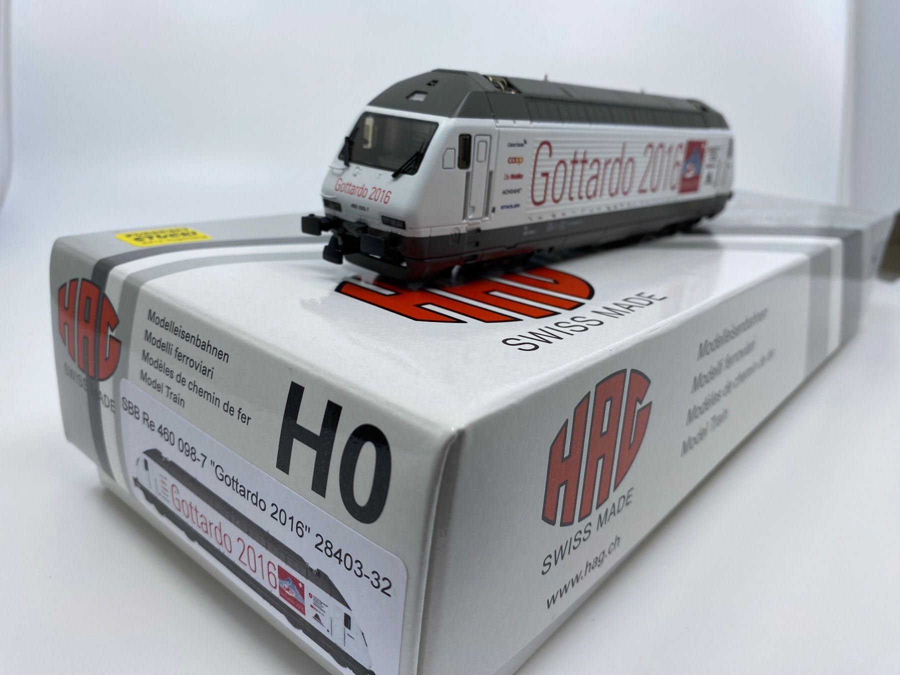 Hag Modellini di ferrovie: Hag Re 460 "Gotthardo 2016", digital, sound, Neu – Nuovo e nell'imballaggio originale da Visp venduto da Zeno7 5