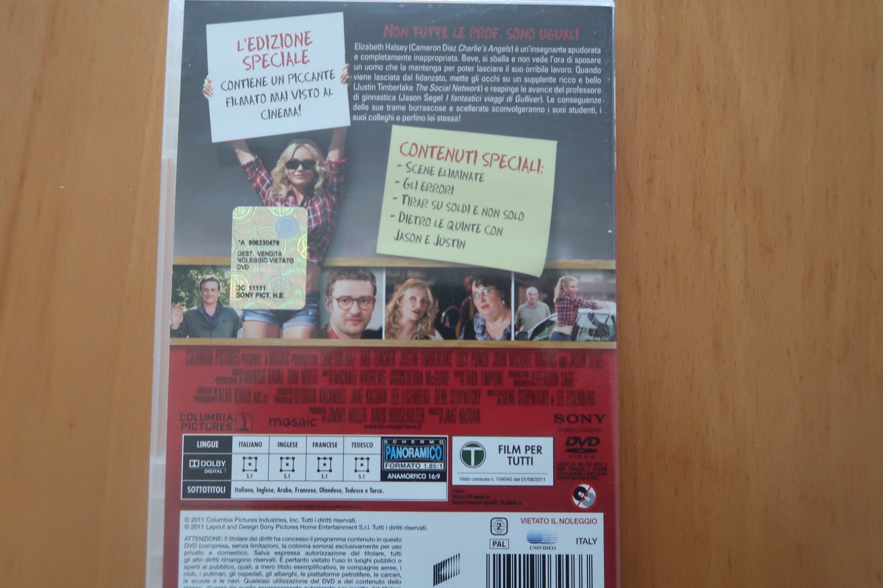 Tutti i DVDs: DVD Bad Teacher      IT FR EN DE – Usato da Porrentruy venduto da tupatup 3