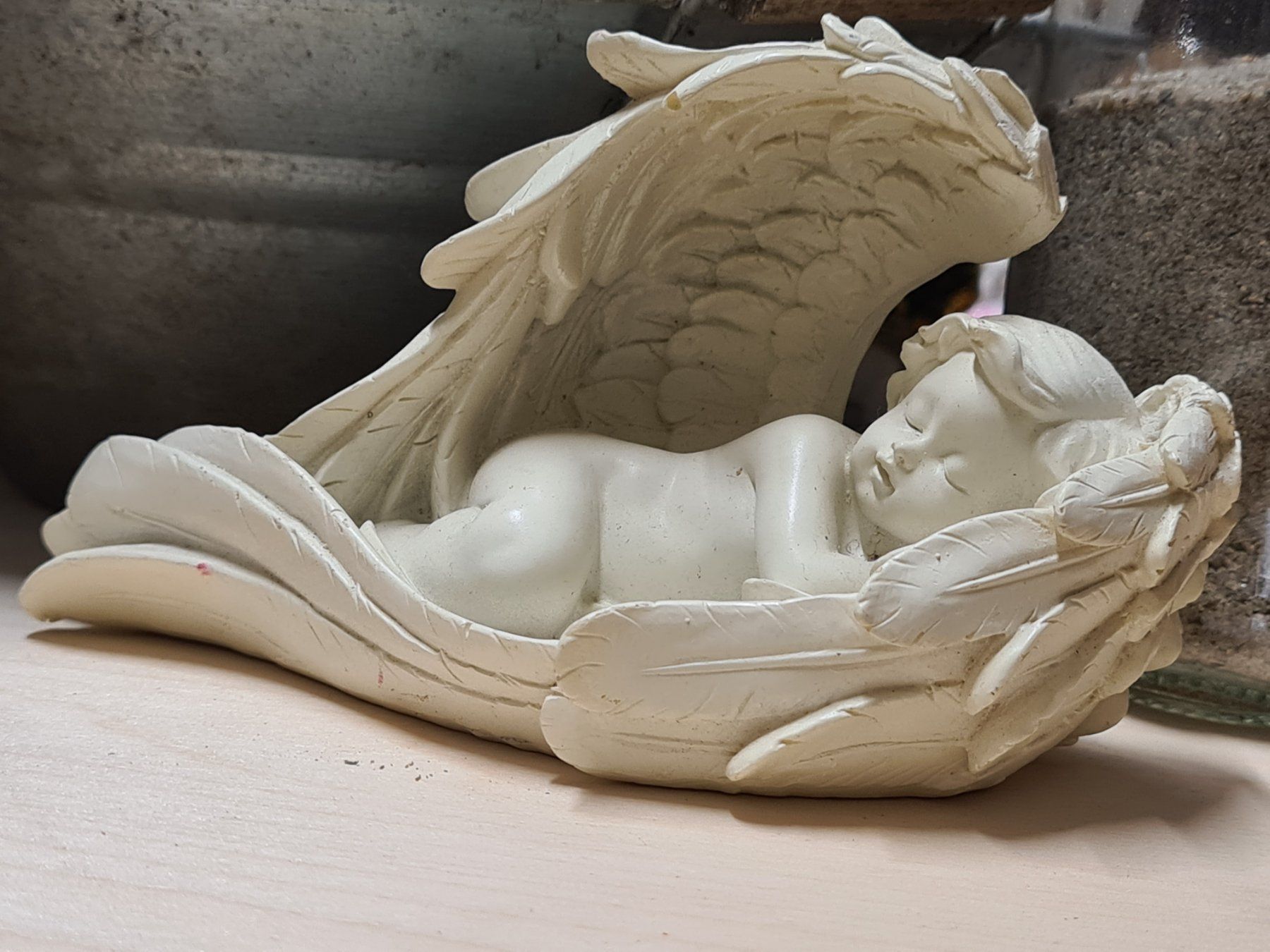 Statuette: Grösserer Engel,  ca. 15 cm – Usato da Amriswil venduto da kleindeko 1