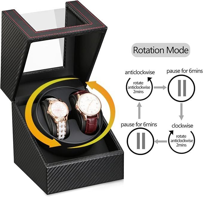 Remontoirs pour montres: Automatischer Uhrenbeweger leise mit Netzteil oder Batterie – Neuf avec emballage d'origine à Genève par Top-Trend 1
