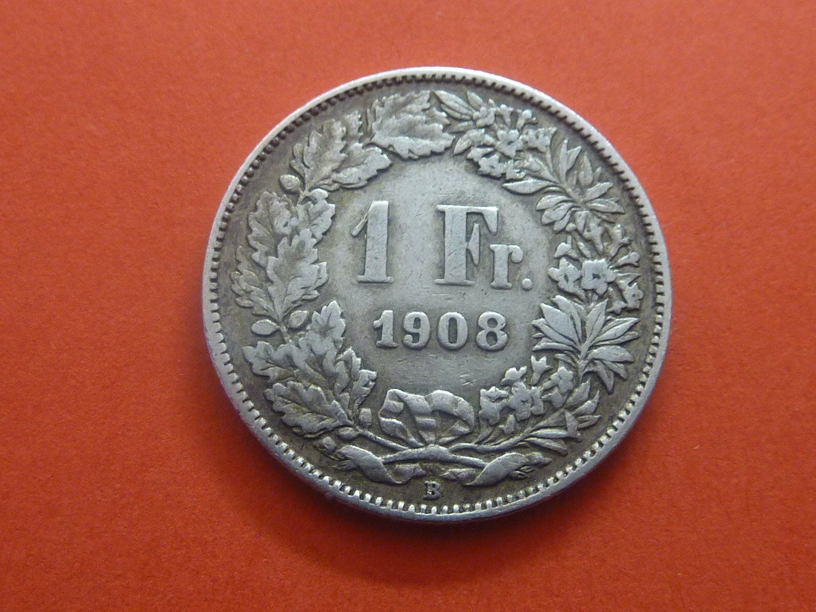 Tutti le monete: 1 Fr. 1908  -  Ungereinigt  - – Usato da Seon venduto da aee_7gpz