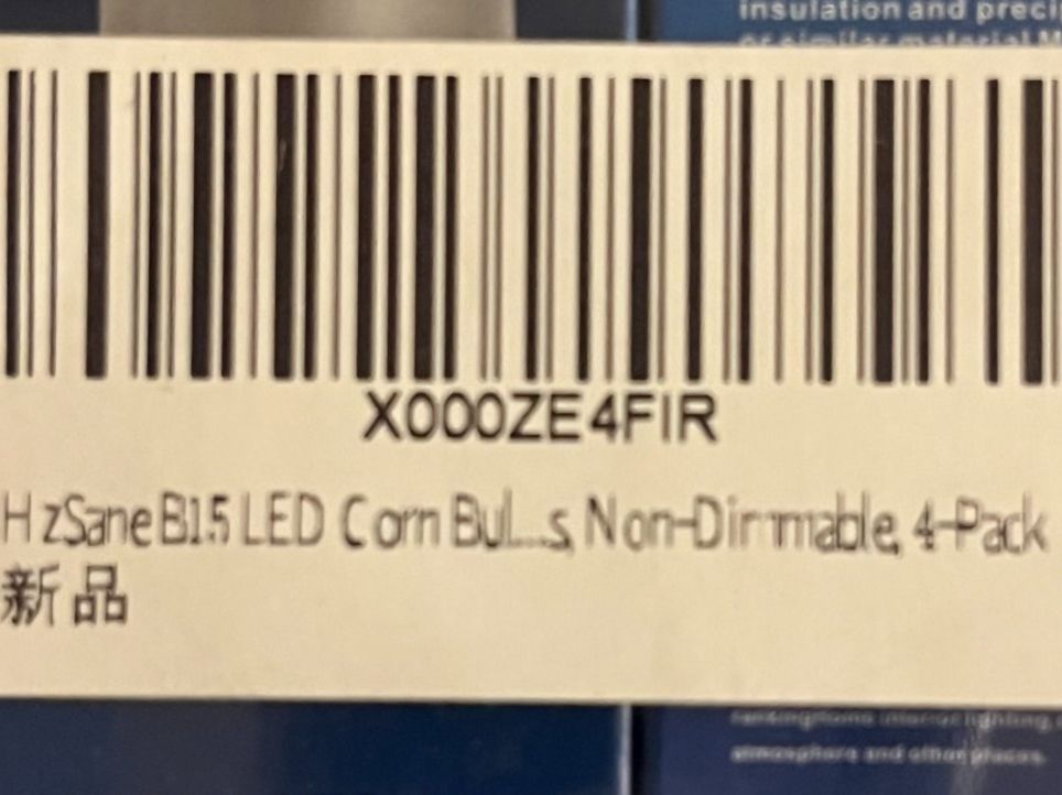 Lampen: LED Corn Bulbs, B15 Bayonet Cap, 12W, 1450Lm – Neu und originalverpackt aus St. Josefen von StartVer- 3
