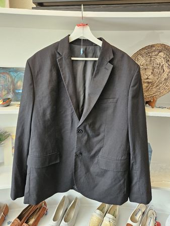 Herren Sakko H&M Slim Fit schwarz guter Zustand 56