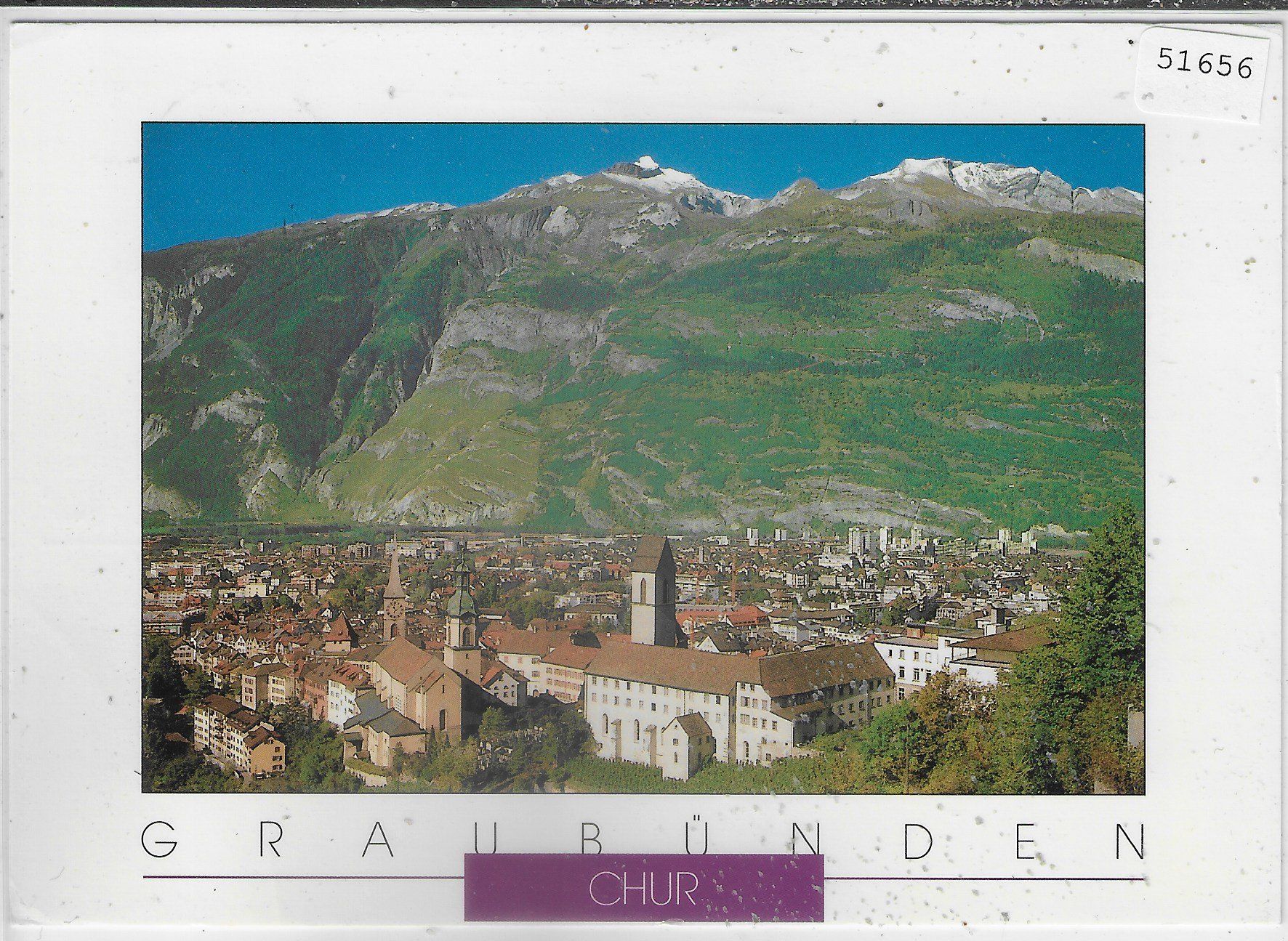 Cartoline postali: Chur - Generalansicht – Usato da Ettingen venduto da Kartenplanet