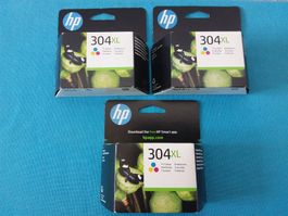 HP Druckerpatronen 304 XL TRI COLOUR 3 Stk.