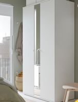 Orginalverpackt IKEA Kleiderschrank weiss mit Spiegel