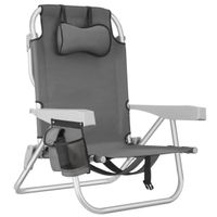 Alu Strandstuhl klappbar mit Rucksackfunktion ZURION