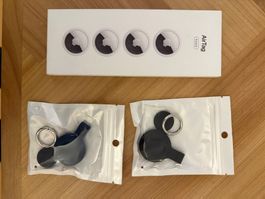 Apple Airtag 4er Set mit 2 Anhängern NEU