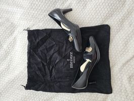 Pumps Bally schwarz Echtleder Grösse 37 