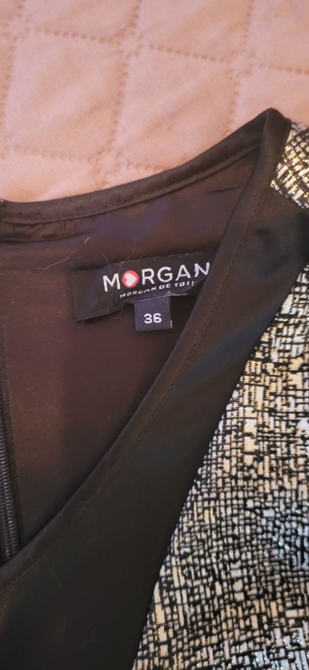 Morgan Vestiti: Robe Morgan noire et argentée taille 36 chic – Usato da la tour de peilz venduto da alegre02 2