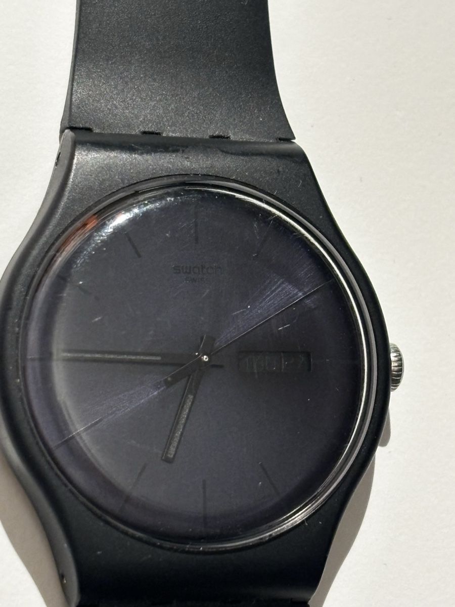Swatch Orologi: Uhr Swatch Black Rebel – Usato da Zürich venduto da ricccarda 1