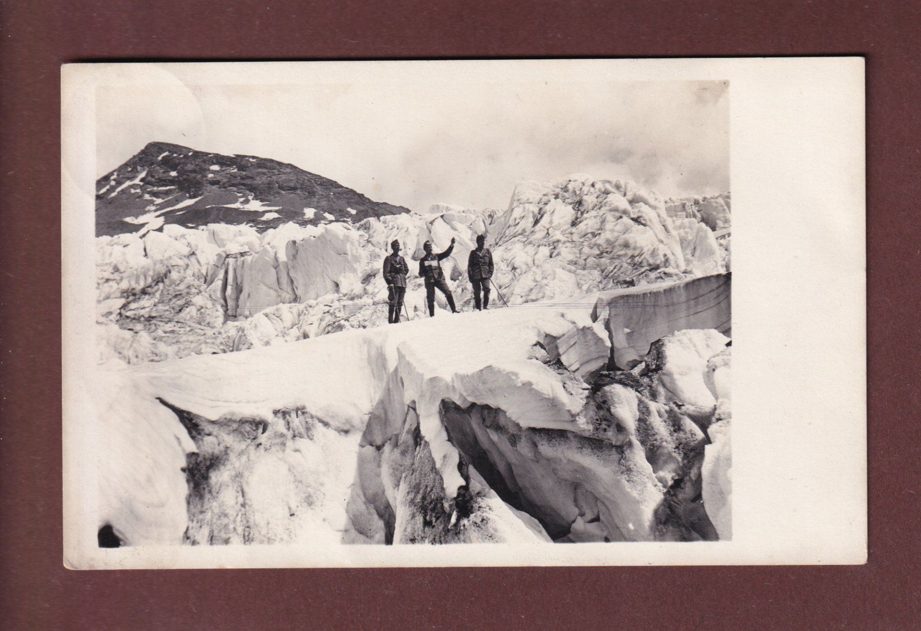 Cartoline postali: Foto - Am MORTERATSCHGLETSCHER - 1916 – Usato da Pully venduto da nicecards-shop