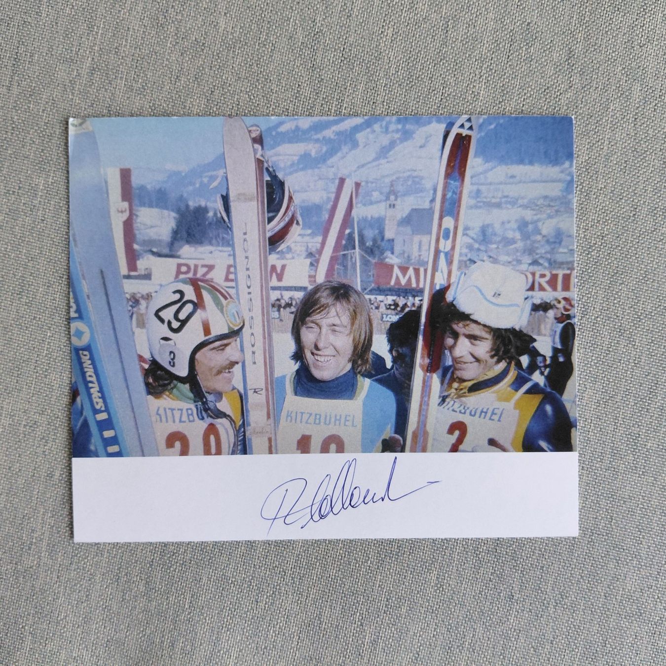 Autographes: Autogrammkarte  Roland Collombin – D'occasion à Schmerikon par Olympia04