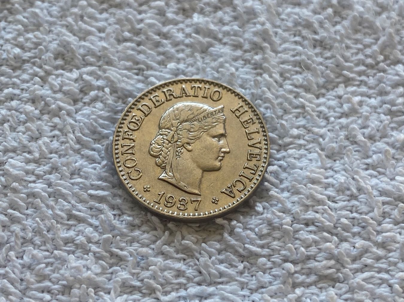 Tutti le monete: 10 centimes/Rappen 1937 – Usato da Nyon venduto da Ilmi09