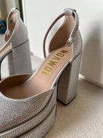 NOKWOL Charlie Rhinestone Platform Heels