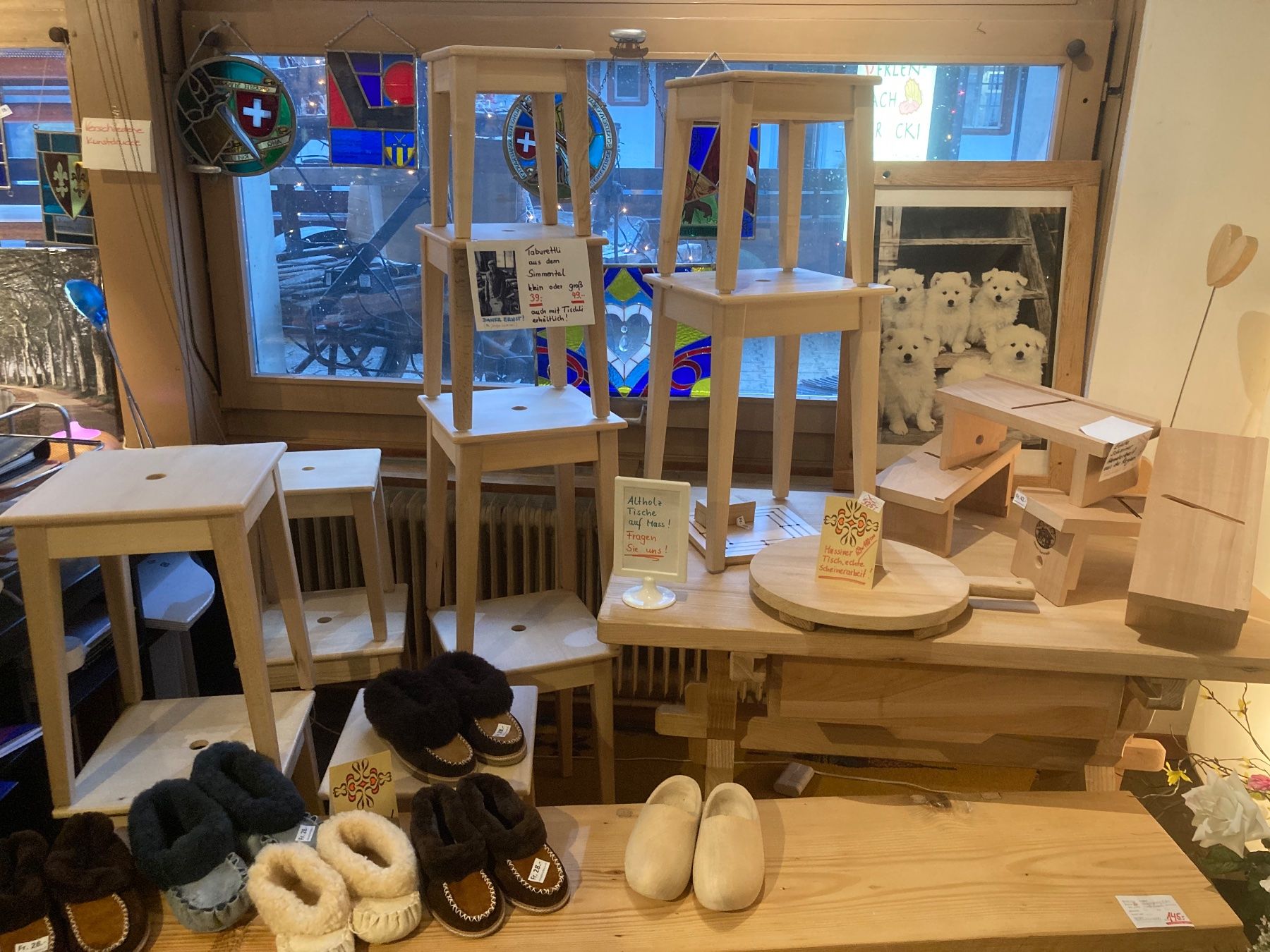 Sgabelli: Taburettli gross Swiss Made – Nuovo e nell'imballaggio originale da Erlenbach im Simmental! venduto da Simmentaler-Perlen 4
