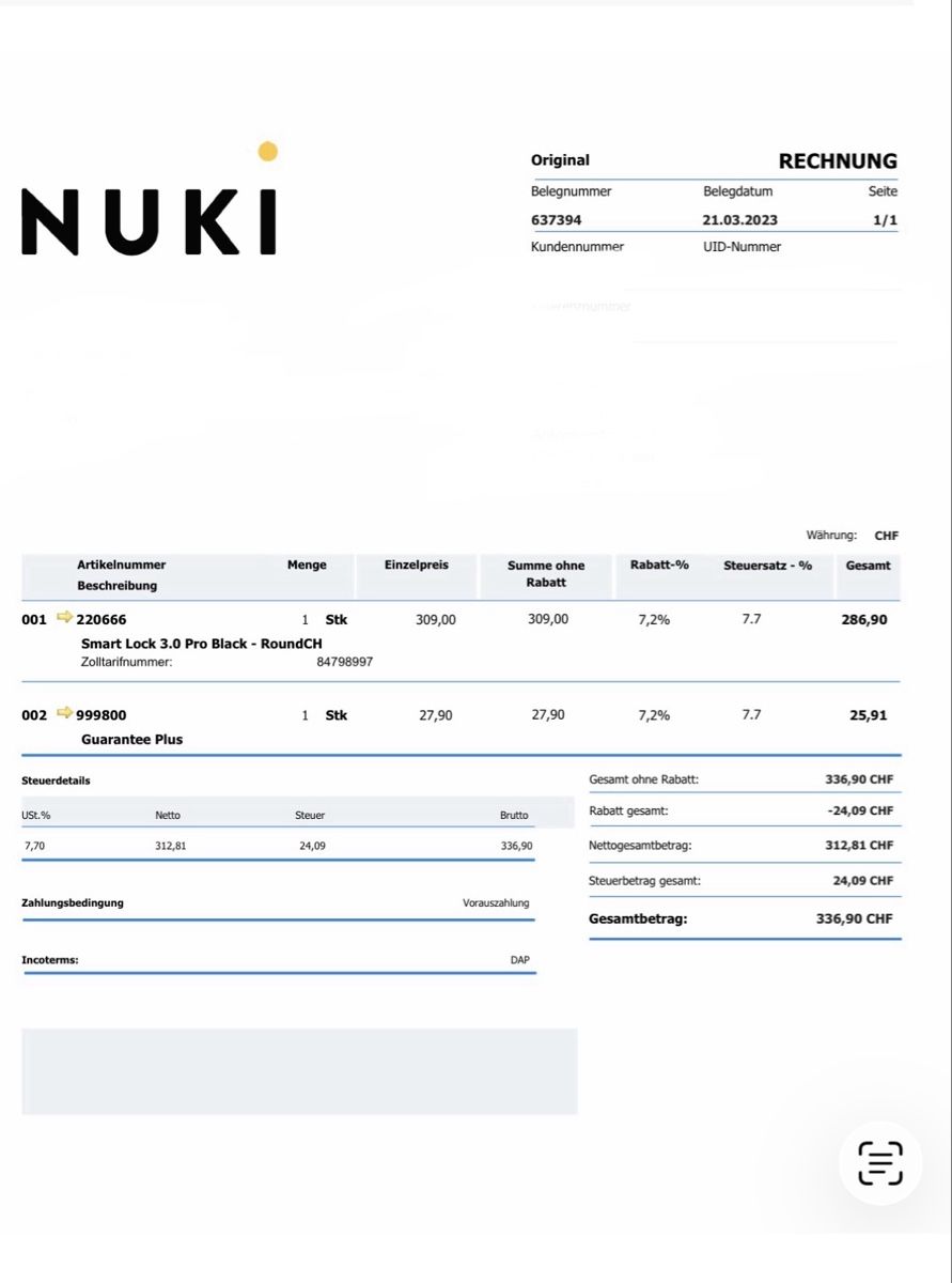 Nuki Cadenas: Nuki Smart Lock 3.0 Pro Black - RoundCH – D'occasion à Zollikofen par lucky_mahalo