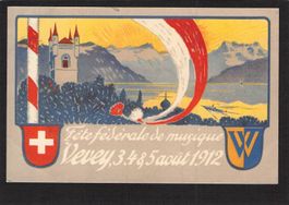 ^Féte fèdèrale de musique Vevey 1912 , gel. 1912