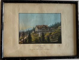 J. H. Locher, Rigi-Kaltbad, Lithographie ? Stich ?, keine AK