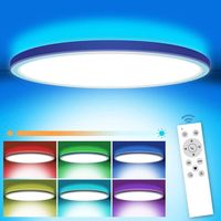 LED Deckenleuchte 24W Dimmbar mit Fernbedienung 3200LM