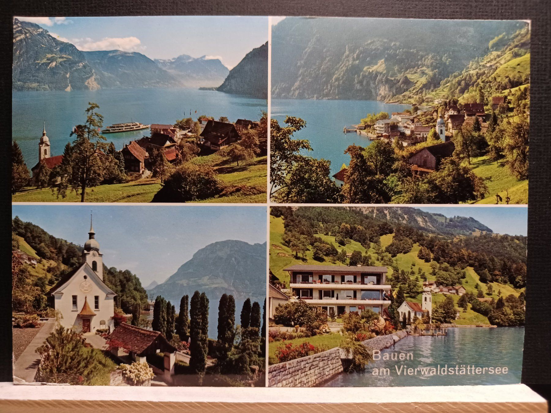 Cartoline postali: Gemeinde Bauen, am Urnersee gestempelt, 1963 – Usato da Aarau Rohr venduto da mgvw