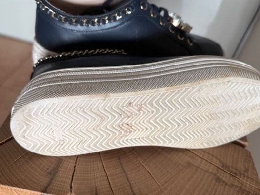 Scarpe da donna: Originale Premiata Sneaker Gr. 38 Dunkelblau mit Schmuck 55 – Usato da Nuerensdorf venduto da ghi_b7xs 2