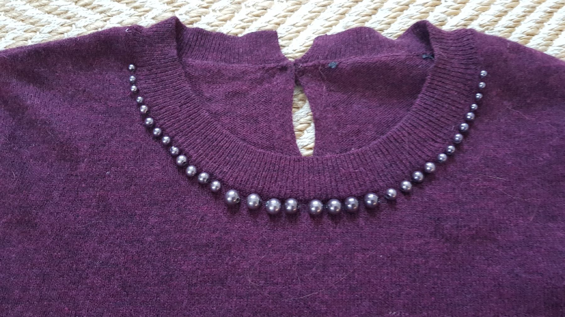 Pulls & Sweat-shirts: Warner Pullover mit Kaschmir Gr 36 S mit Perlen – D'occasion à Menznau par Valinor 2