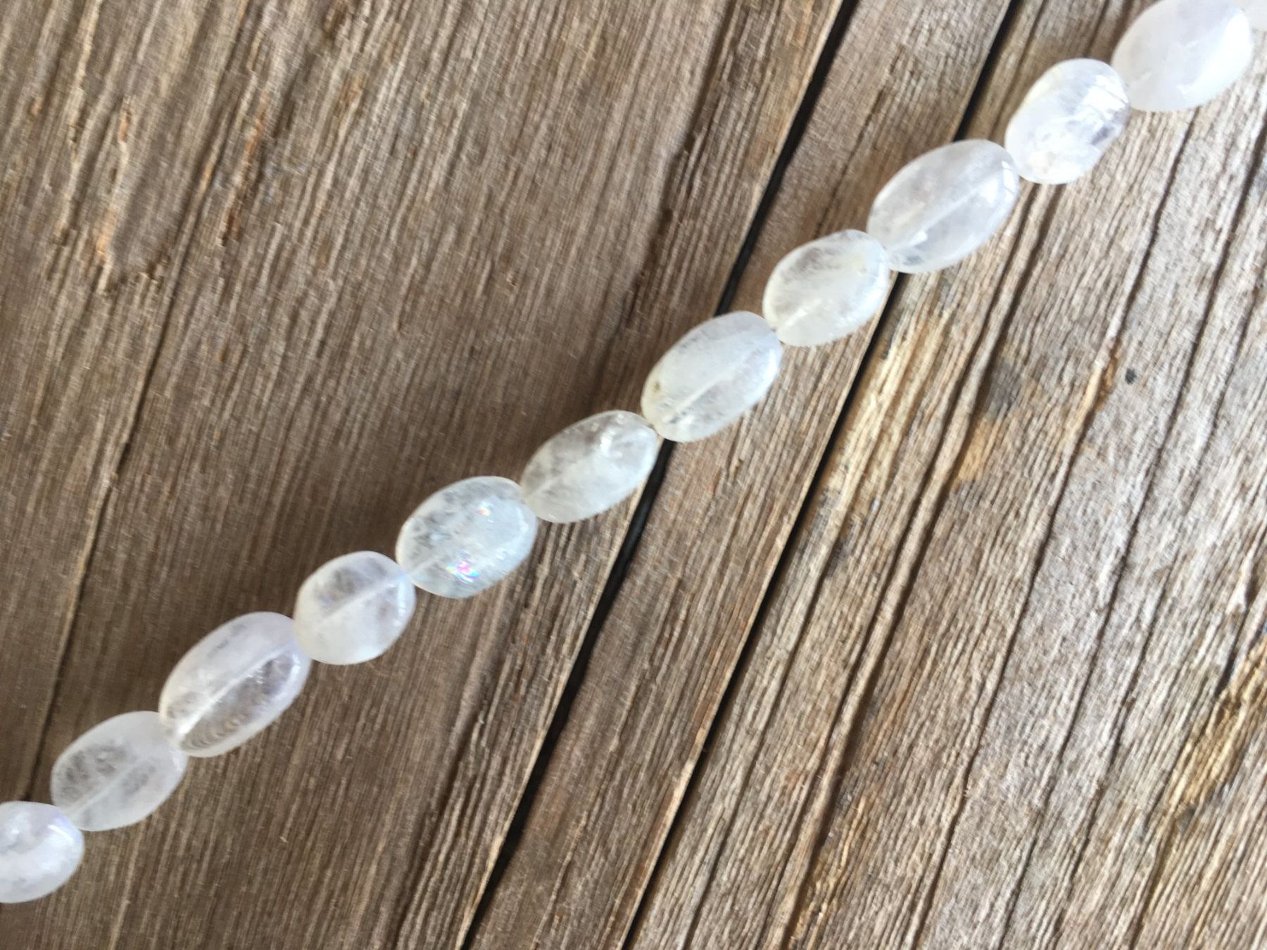 Ketten: HALSKETTE  LABRADORIT MONDSTEIN  LÄNGE 45cm – Neu und originalverpackt aus Aesch ZH von LiquidAktion 5
