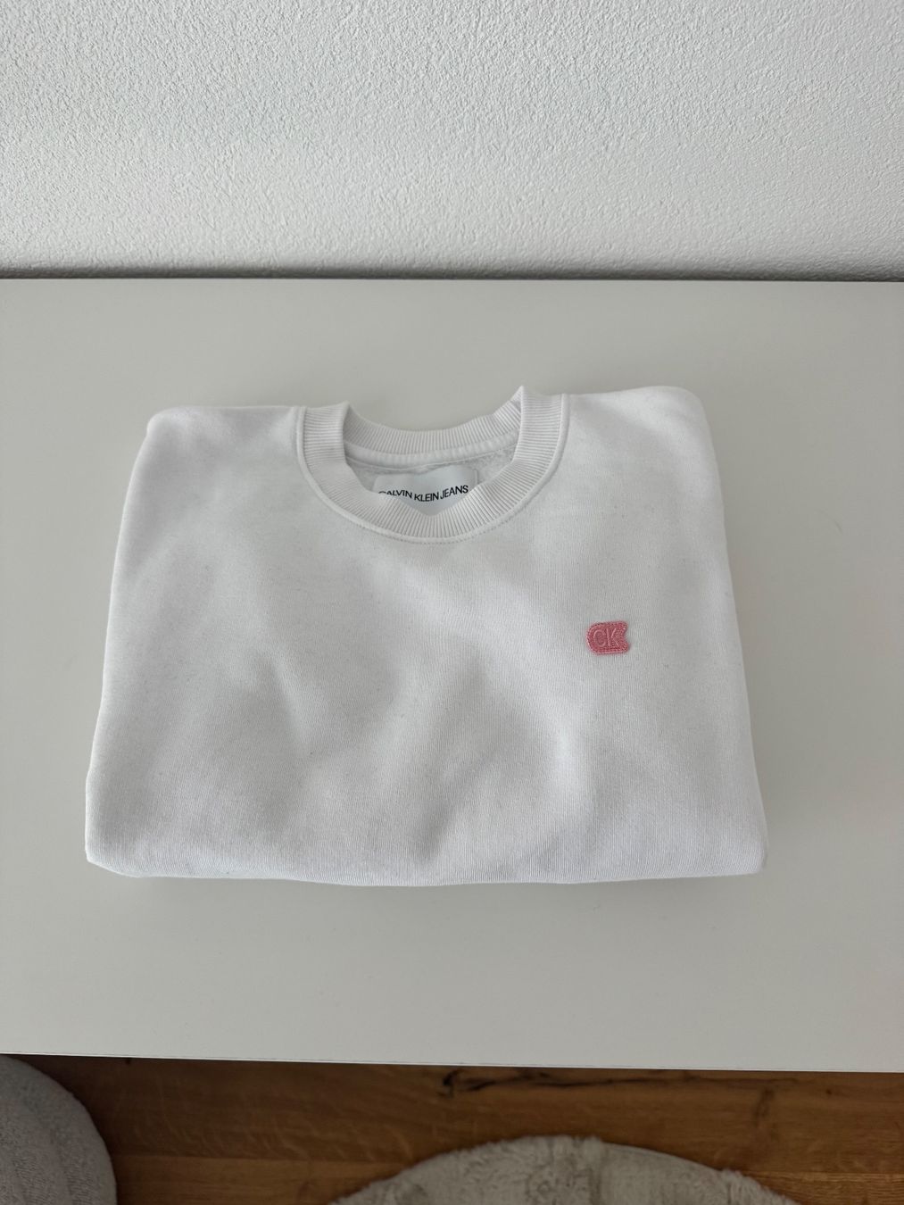 Calvin Klein Pullover & Sweatshirts: Calvin Klein Pullover, weiss, Grösse M – Gebraucht aus Tafers von Sarah304