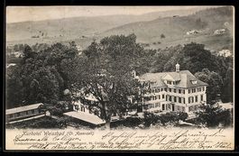 AK Weissbad /Kt. Appenzell, Kurhotel Weissbad aus der Vogels