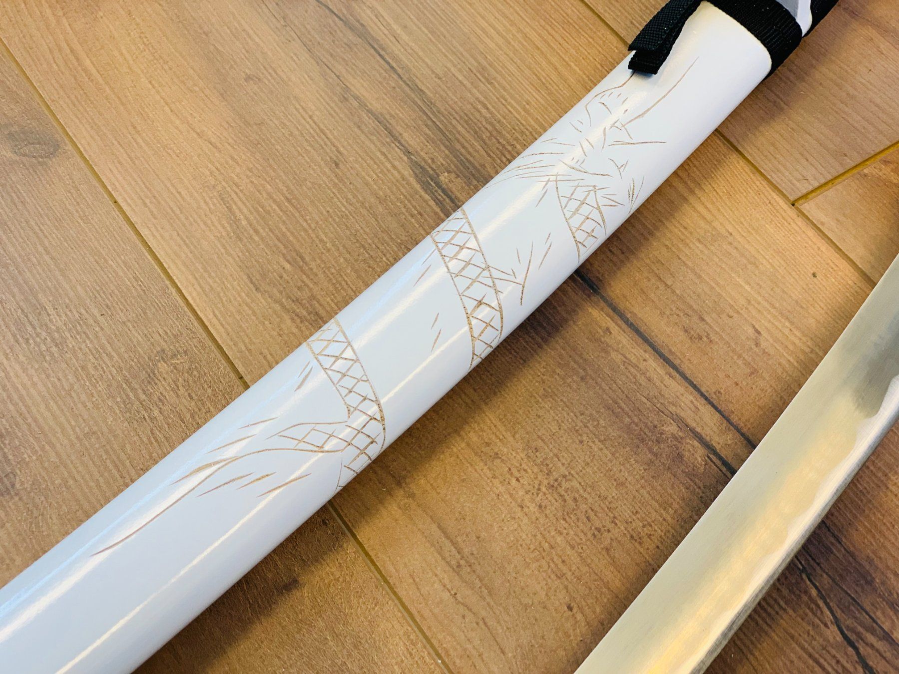 Art international: Katana TANTO Schwert WEISS 78cm NEU – Neuf avec emballage d'origine à Bergdietikon par shopAgent 2