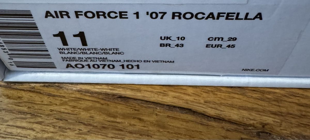 Nike Scarpe da uomo: Nike Air Force 1 - Rocafella – Usato da Zürich venduto da sell_my_stuff 6