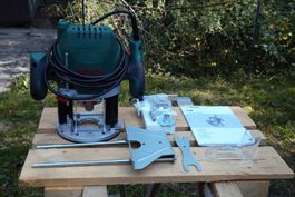 Oberfräse Bosch POF 1200 AE mit Zubehör, 3x gebraucht